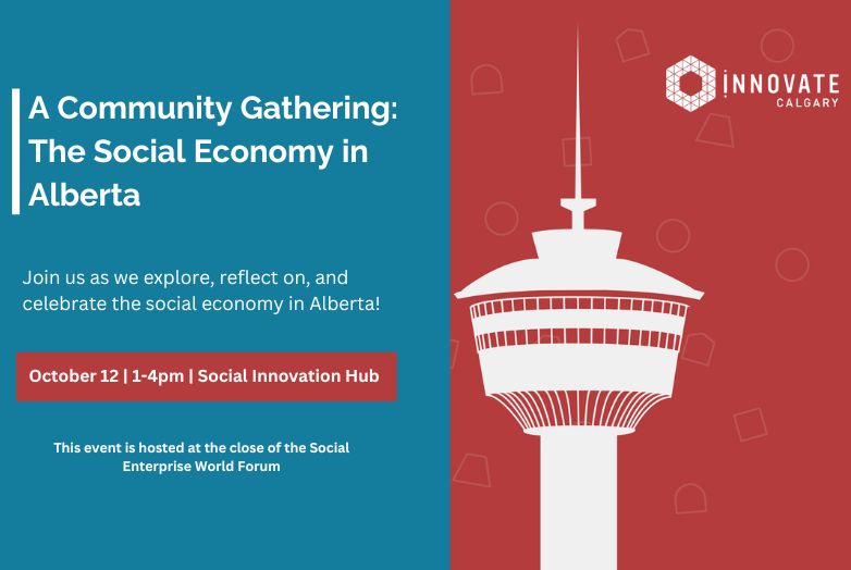 A Community Gathering: The Social Economy in Alberta poster